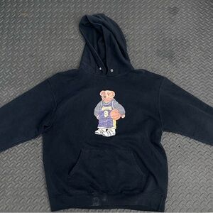 Champion Black Sweater with Kobe Bryant Lakers Bear Graphic